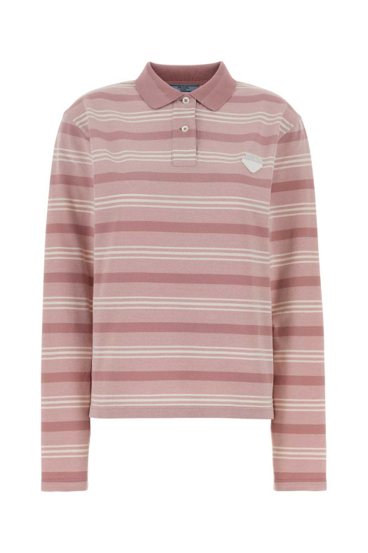 Embroidered piquet polo shirt PRADA (39660SOOO188Q)