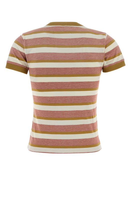 Embroidered cotton t-shirt PRADA (39662SOOO19AT)