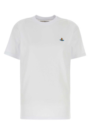 White cotton t-shirt VIVIENNE WESTWOOD (3G010013J001M)