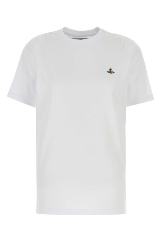 White cotton t-shirt VIVIENNE WESTWOOD (3G010013J001M)
