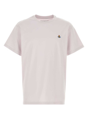 Powder pink cotton t-shirt VIVIENNE WESTWOOD (3G010013J001M)