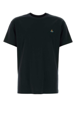 Black cotton t-shirt VIVIENNE WESTWOOD (3G010013J001M)