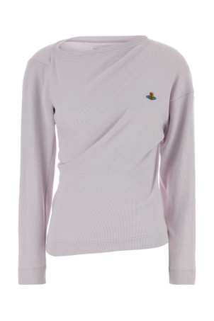 Lilac stretch cotton Hebo t-shirt VIVIENNE WESTWOOD (3G01003YJ009C)