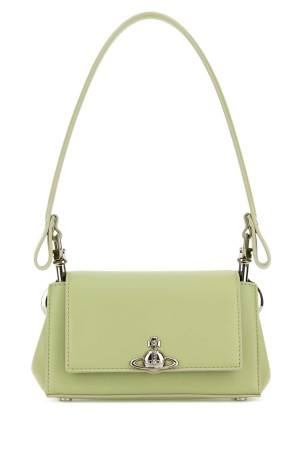 Pastel green synthetic leather small Hazel shoulder bag VIVIENNE WESTWOOD (4603000WWS0026)