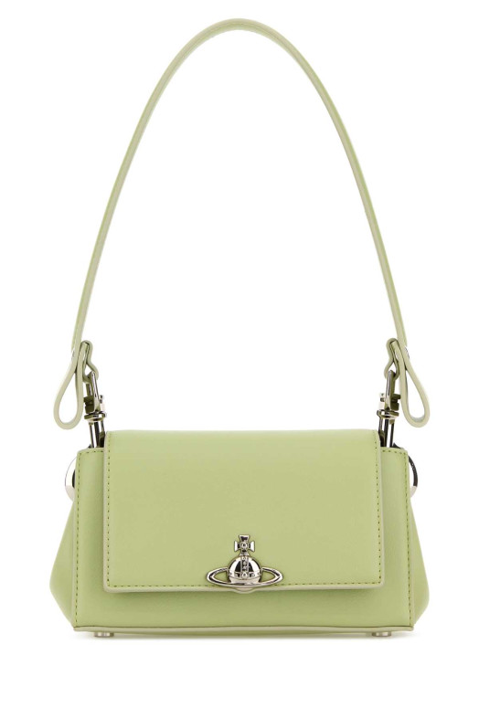 Pastel green synthetic leather small Hazel shoulder bag VIVIENNE WESTWOOD (4603000WWS0026)