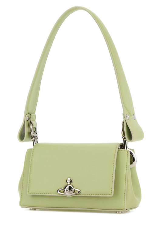 Pastel green synthetic leather small Hazel shoulder bag VIVIENNE WESTWOOD (4603000WWS0026)