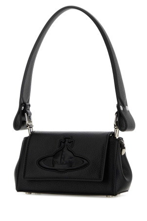 Black synthetic leather small Hazel shoulder bag Brown VIVIENNE WESTWOOD (4603000XWS000D)