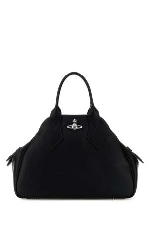 Black synthetic leather medium Yasmine handbag VIVIENNE WESTWOOD (4702000UWS0026)