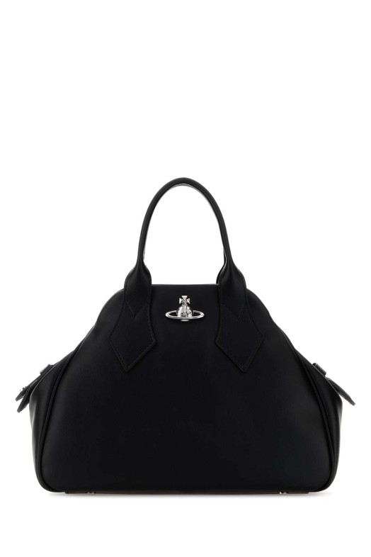 Black synthetic leather medium Yasmine handbag VIVIENNE WESTWOOD (4702000UWS0026)