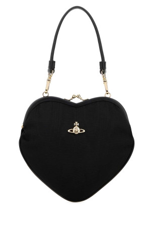 Black fabric Belle Heart Frame handbag VIVIENNE WESTWOOD (4B01000CWW01F4)