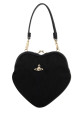 Black fabric Belle Heart Frame handbag VIVIENNE WESTWOOD (4B01000CWW01F4)