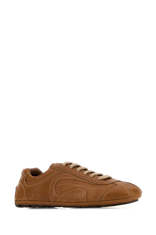 Caramel nappa leather Montecarlo Re-Edition 2005 sneakers PRADA (4E1165FG001EFX)