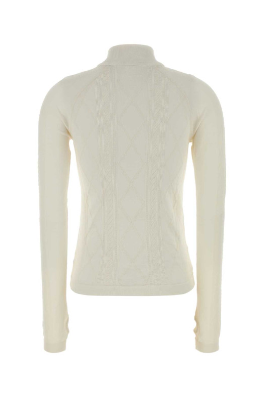 White stretch wool blend t-shirt BOSS (50544394)