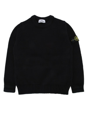 CREW NECK Black STONE ISLAND KIDS (5100019A2)