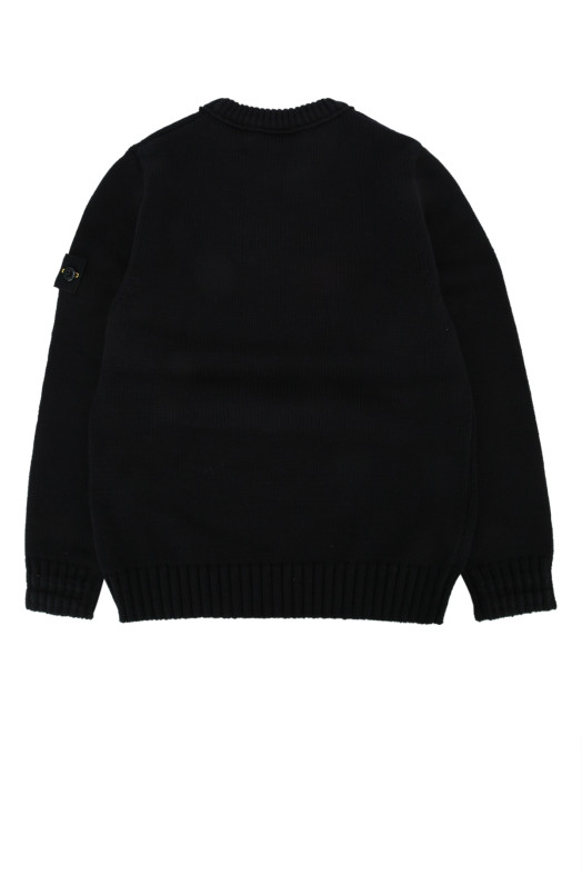 CREW NECK Black STONE ISLAND KIDS (5100019A2)