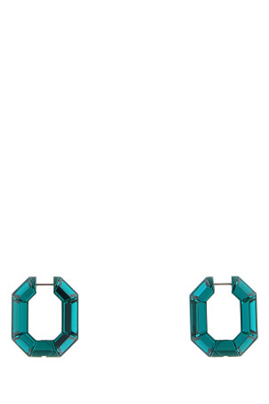 Dark green crystal Lucent earrings SWAROVSKI (5680786)