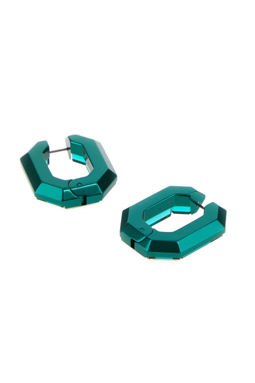 Dark green crystal Lucent earrings SWAROVSKI (5680786)