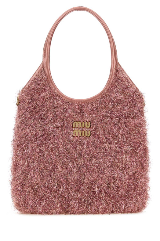 Embellished fabric handbag MIU MIU (5BA281VOOI2IFU)