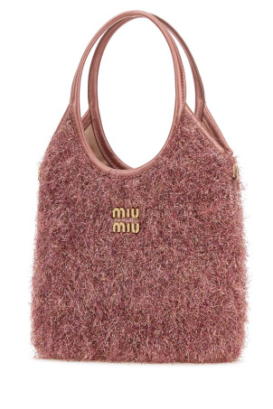 Embellished fabric handbag MIU MIU (5BA281VOOI2IFU)