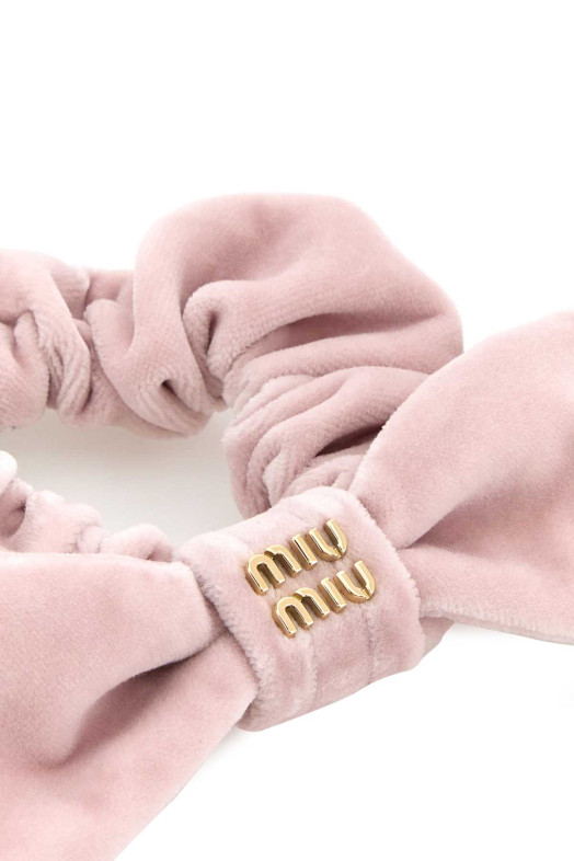 Pink velvet scrunchie MIU MIU (5IF181068)