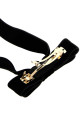 Black velvet hair clip Black MIU MIU (5IF284068)