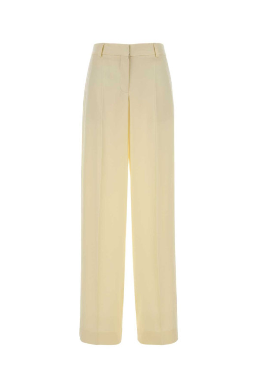 Pastel yellow satin wide-leg pant Pink Black STELLA McCARTNEY (6403023FU302)