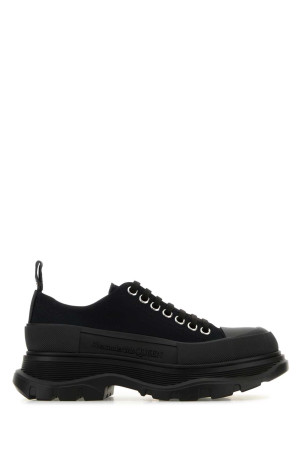 Black canvas Tread Slick sneakers Black ALEXANDER MCQUEEN (697072W4AAQ)