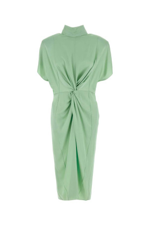 Mint green satin dress STELLA McCARTNEY (6A05883FU302)