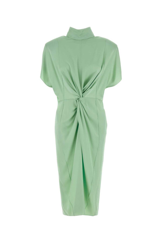 Mint green satin dress STELLA McCARTNEY (6A05883FU302)
