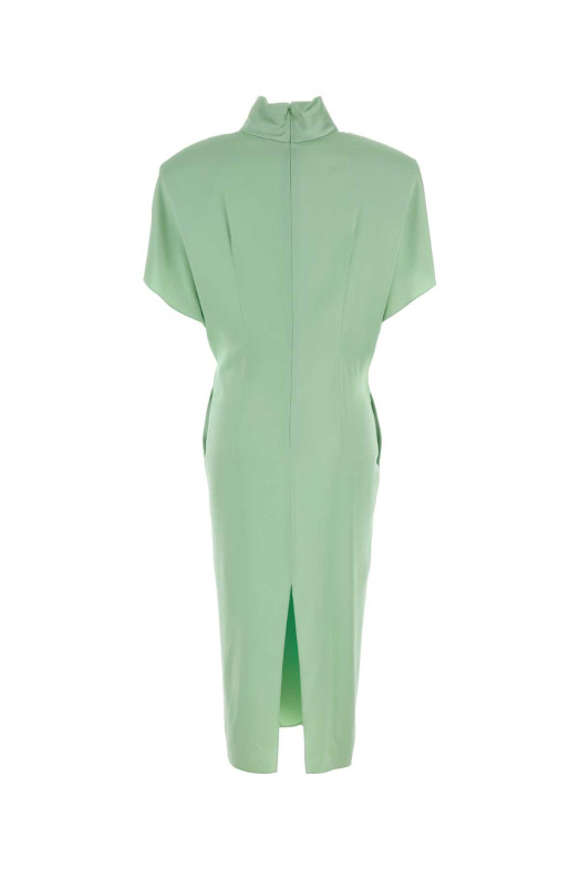 Mint green satin dress STELLA McCARTNEY (6A05883FU302)