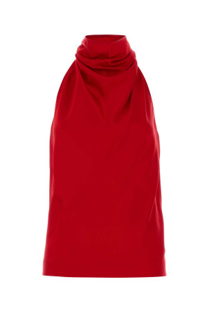 Red satin top STELLA McCARTNEY (6T02703FU302)