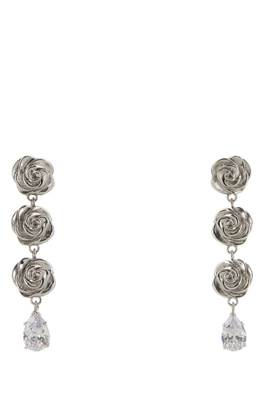 Silver metal earrings MAGDA BUTRYM (706426)