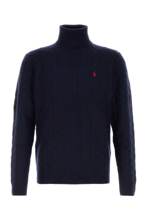 Navy blue wool blend sweater POLO RALPH LAUREN (710876836)