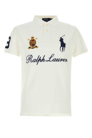 White piquet polo shirt POLO RALPH LAUREN (710P07311)