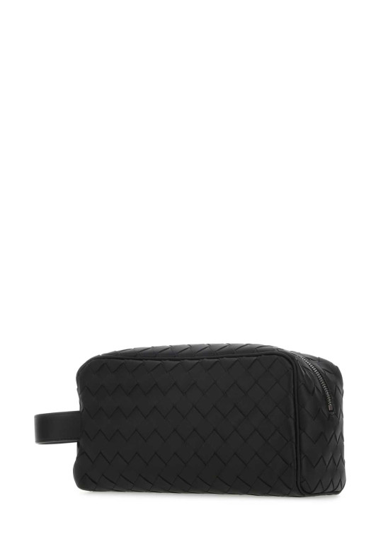 Black leather beauty case BOTTEGA VENETA (729295VCPQ1)