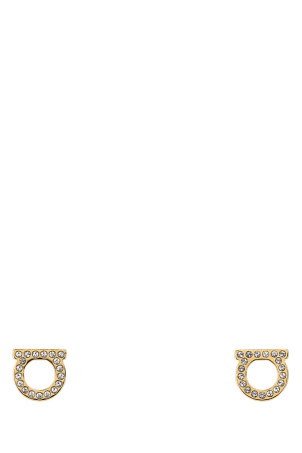 Embellished metal Gancini earrings Multicolor SALVATORE FERRAGAMO (760123696576)