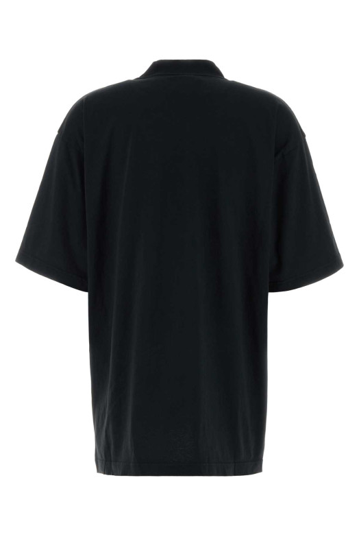 slate cotton oversize t-shirt BALENCIAGA (764235TTVM7)