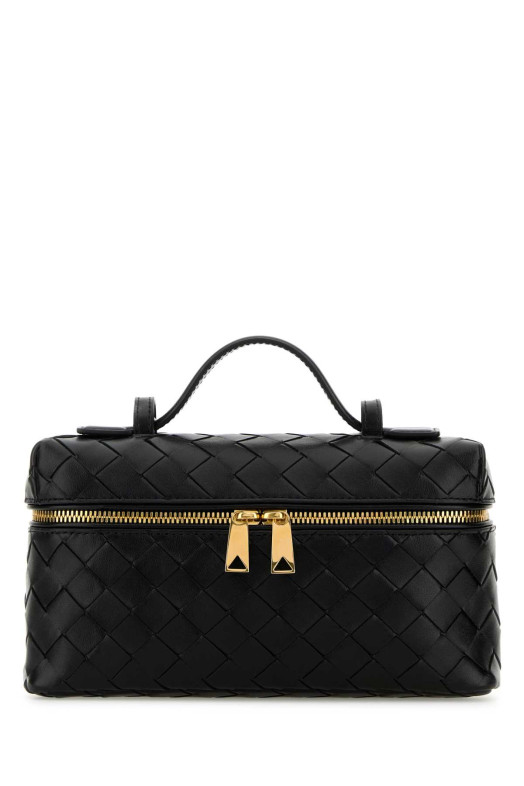 Black leather mini Bang Bang handbag Black BOTTEGA VENETA (789109V3IV1)