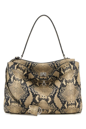Printed leather medium Rodeo handbag BALENCIAGA (7897722ACAM)
