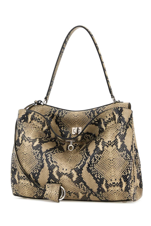 Printed leather medium Rodeo handbag BALENCIAGA (7897722ACAM)