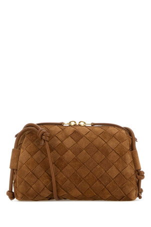 Camel suede Concert crossbody bag BOTTEGA VENETA (794258V5ZZ4)