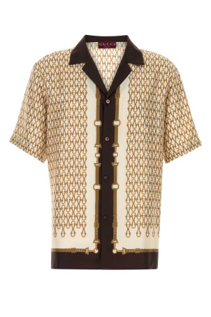 Printed silk shirt GUCCI (794907ZAUIZ)