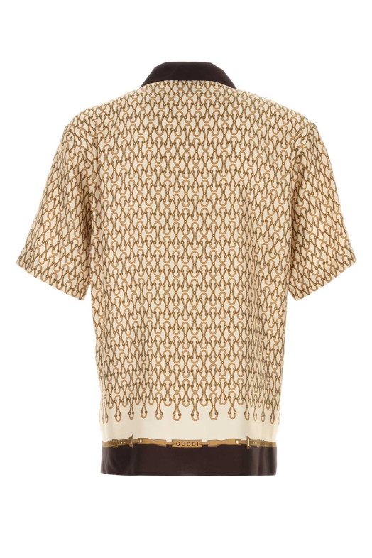 Printed silk shirt GUCCI (794907ZAUIZ)