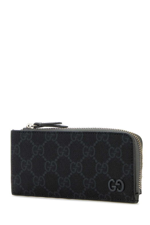GG fabric and leather card holder GUCCI (795233FACQC)