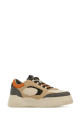 Multicolor leather and canvas Fendi Force sneakers FENDI (7E1728AU20)