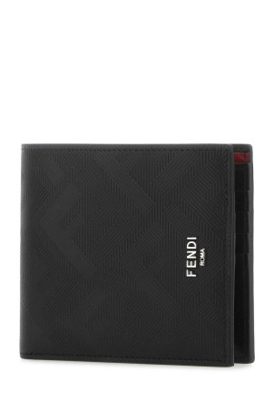Black leather wallet FENDI (7M0169AJF4)