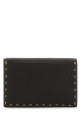 Dark brown leather Selleria card holder FENDI (7M0222AP3C)