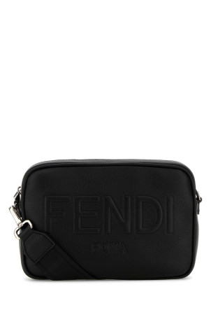 Black leather Camera Case crossbody bag Black FENDI (7M0286AMAC)