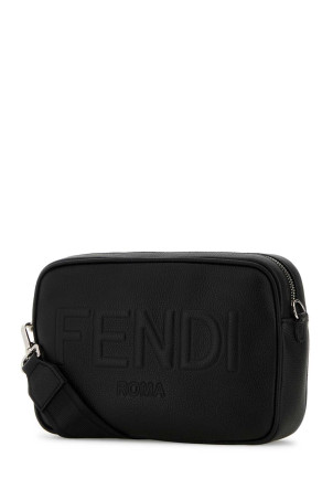 Black leather Camera Case crossbody bag Black FENDI (7M0286AMAC)
