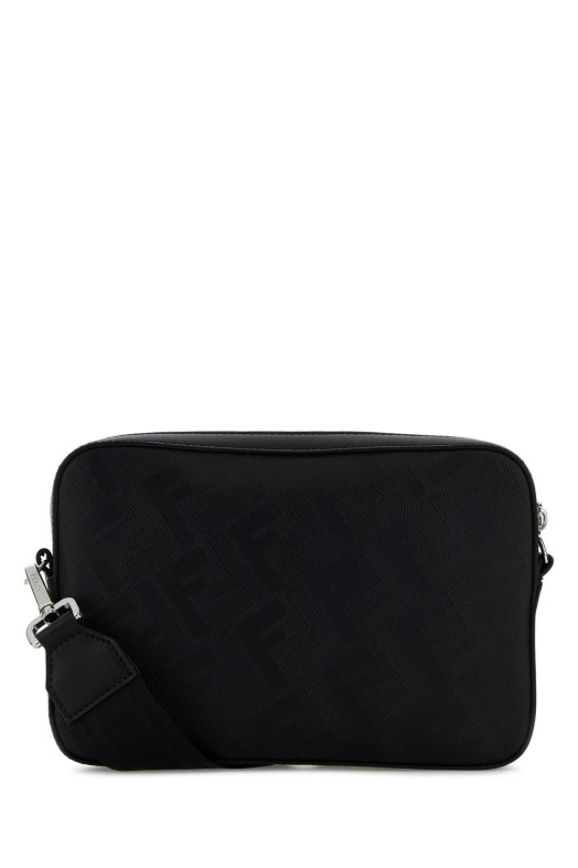 Black leather Camera Case crossbody bag Black FENDI (7M0286AQW1)